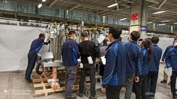 沈陽(yáng)鐵西寶馬G28BEV項(xiàng)目樣板夾具通過(guò)客戶(hù)驗(yàn)收，現(xiàn)場(chǎng)正式開(kāi)工